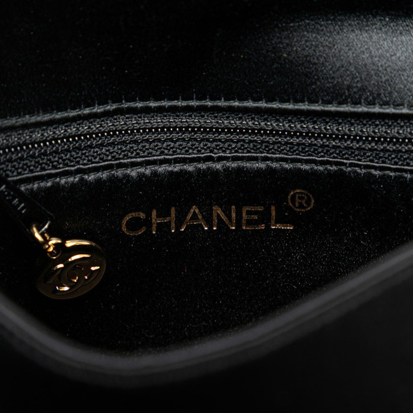 Chanel Flap bag, Black, Cashmere, shoulder