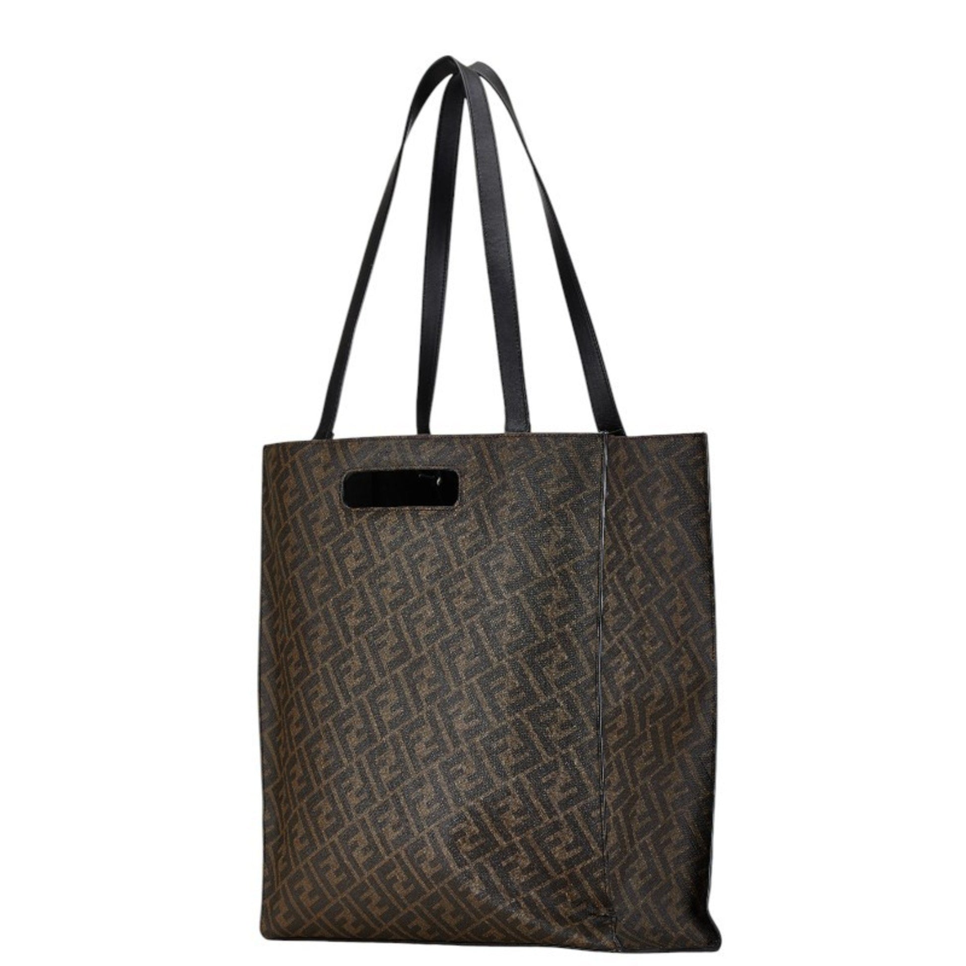 Fendi Roma, Brown, Canvas, tote