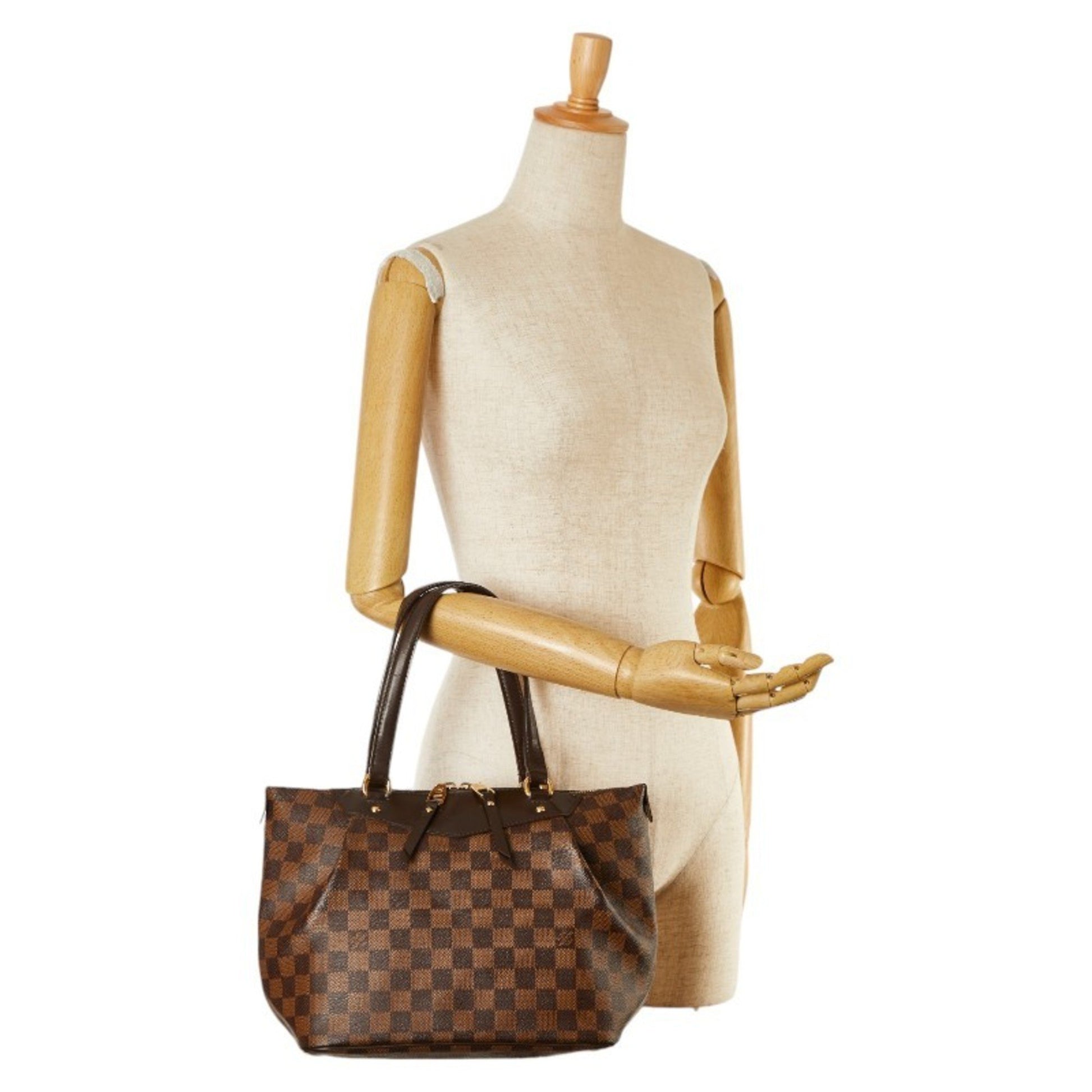 Louis Vuitton Westminster, Brown, Canvas, handbag