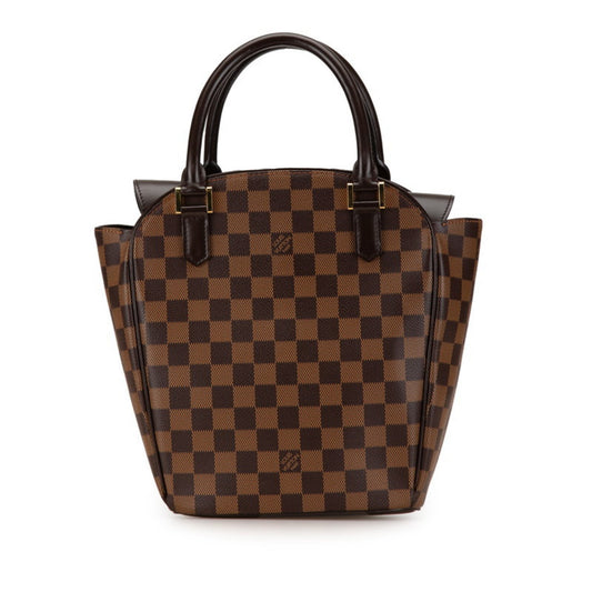 Louis Vuitton Saria, Brown, Canvas, handbag