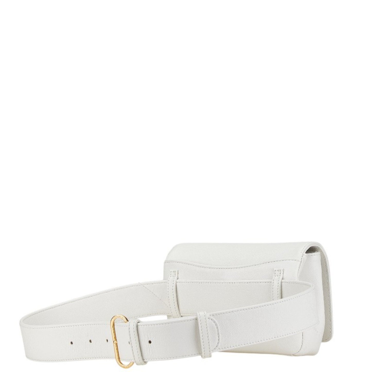 Chanel Coco Mark, White, Leather, shoulder