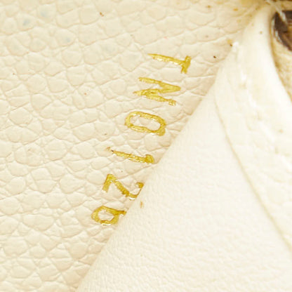 Louis Vuitton Portefeuille zippy, White, Leather, wallet