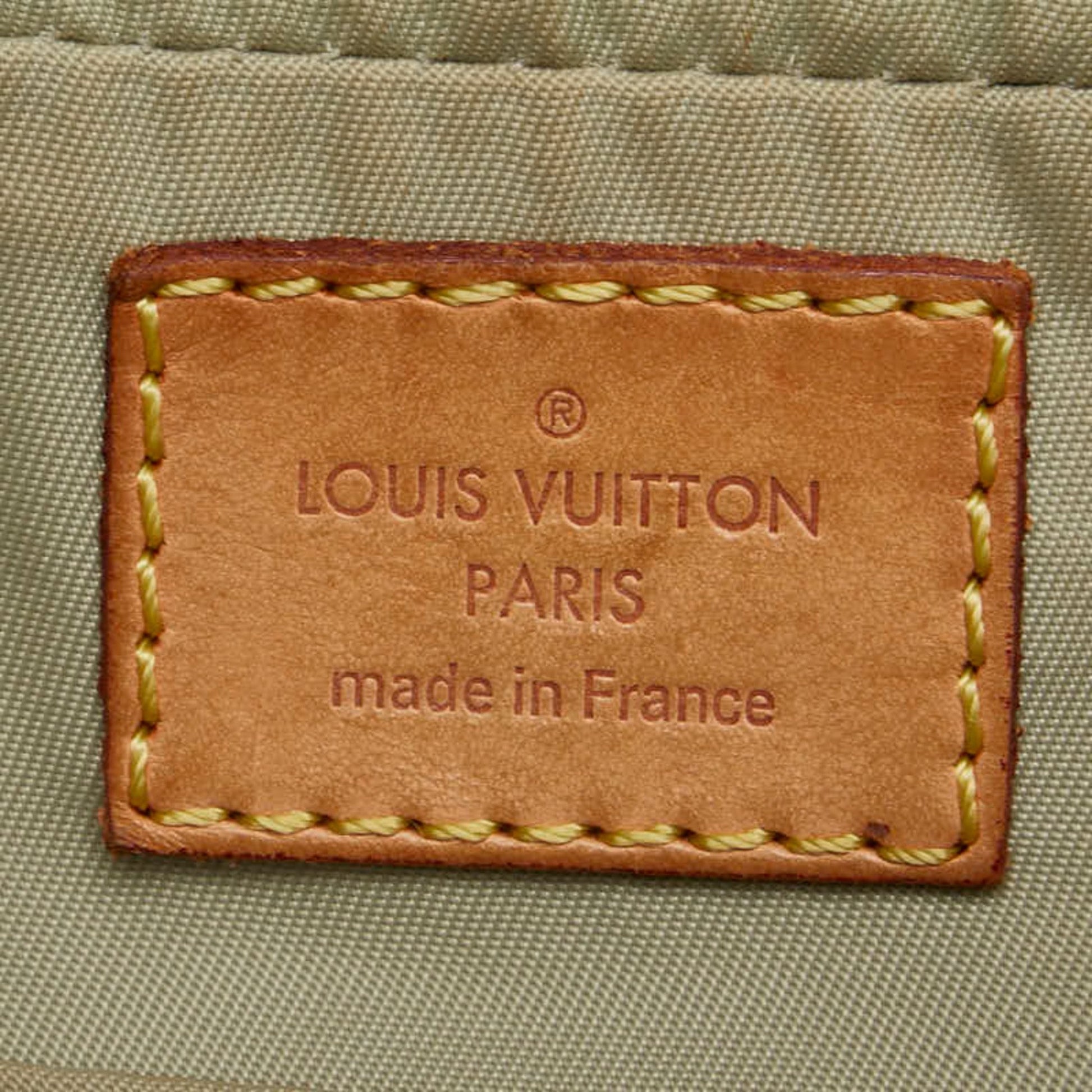 Louis Vuitton Citadine, Khaki, Canvas, shoulder