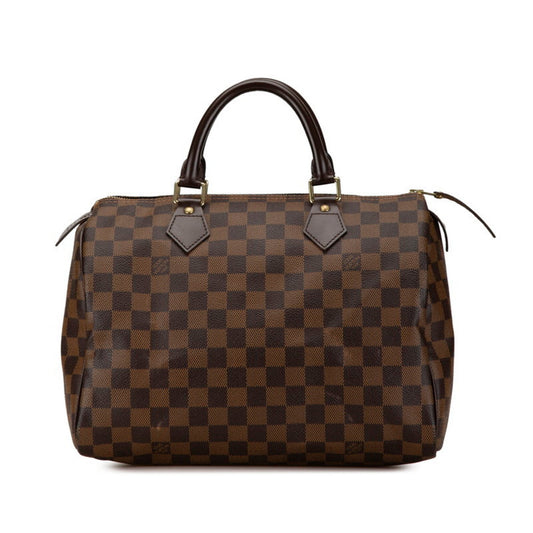 Louis Vuitton Speedy 30, Brown, Canvas, handbag