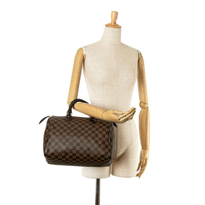 Louis Vuitton Speedy 30, Brown, Canvas, handbag