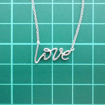 Tiffany & Co Love, Silver, Silver, necklace