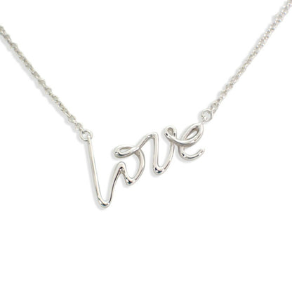 Tiffany & Co Love, Silver, Silver, necklace