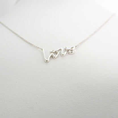 Tiffany & Co Love, Silver, Silver, necklace