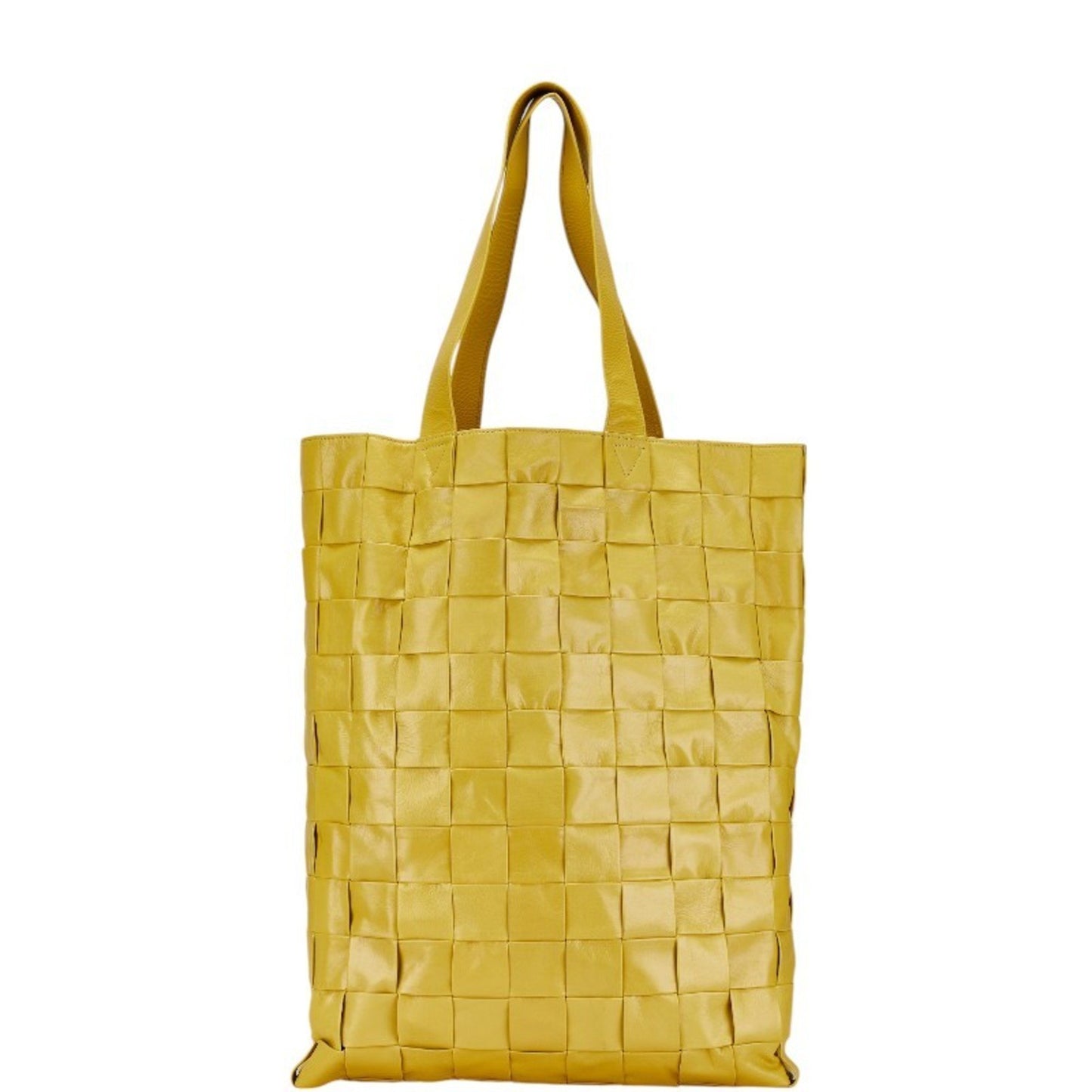 Bottega Veneta Intrecciato, Yellow, Leather, tote