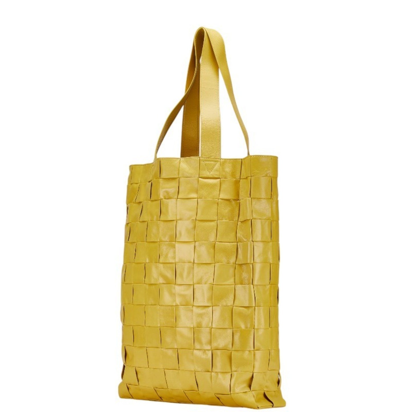 Bottega Veneta Intrecciato, Yellow, Leather, tote