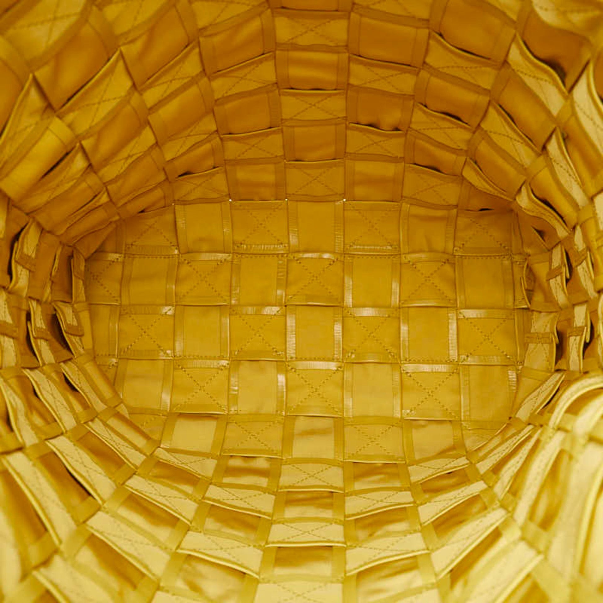 Bottega Veneta Intrecciato, Yellow, Leather, tote