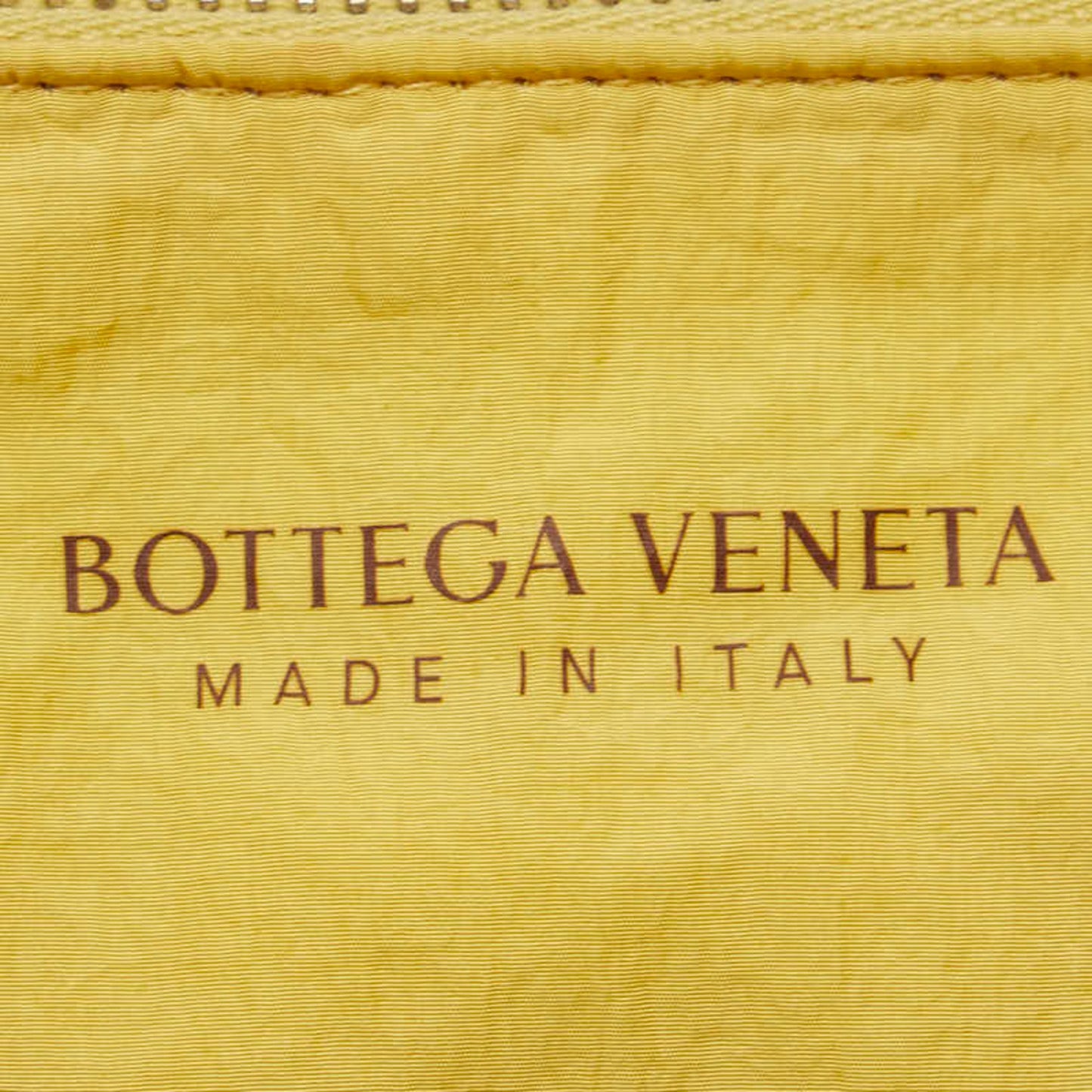 Bottega Veneta Intrecciato, Yellow, Leather, tote