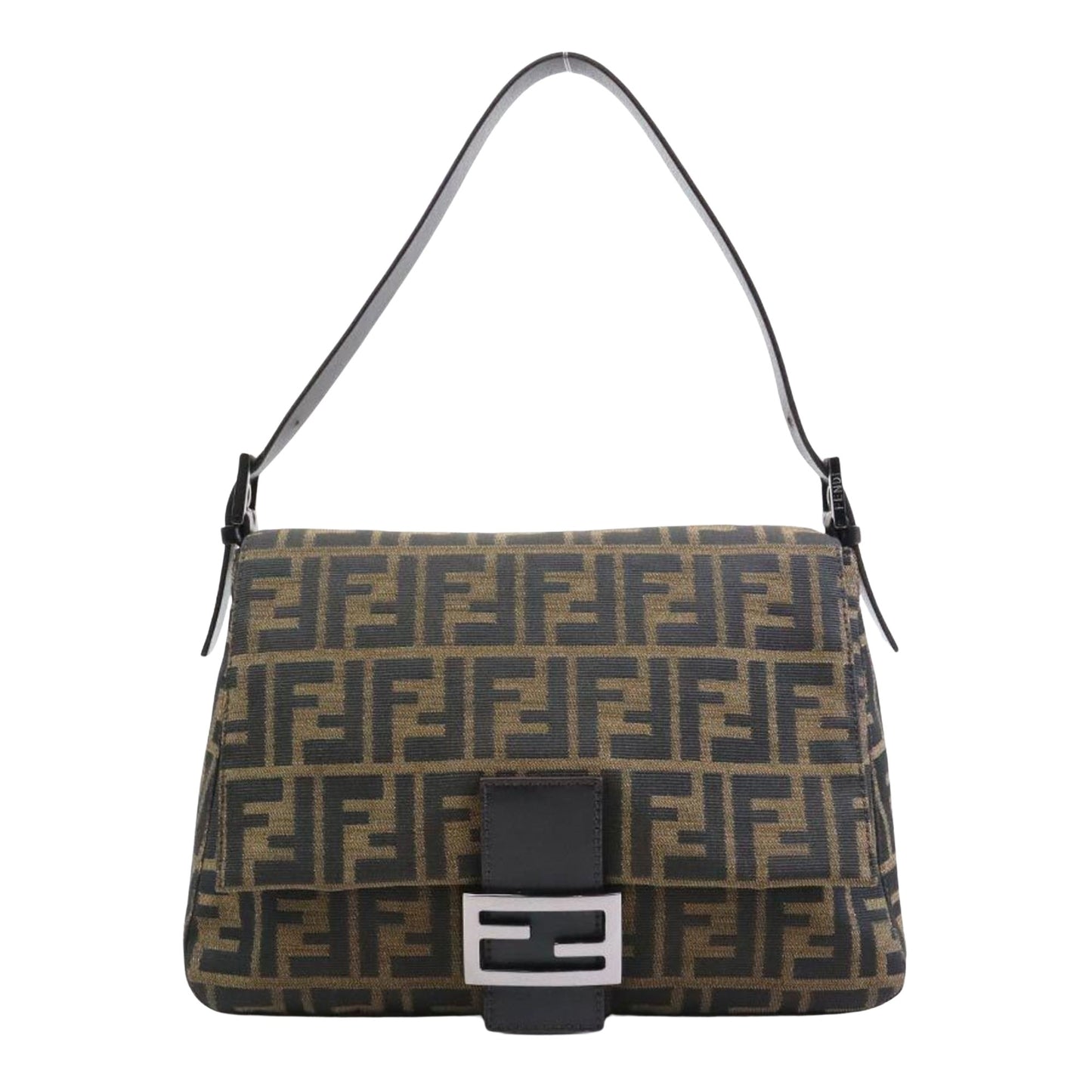 Fendi, Brown, Canvas, shopper