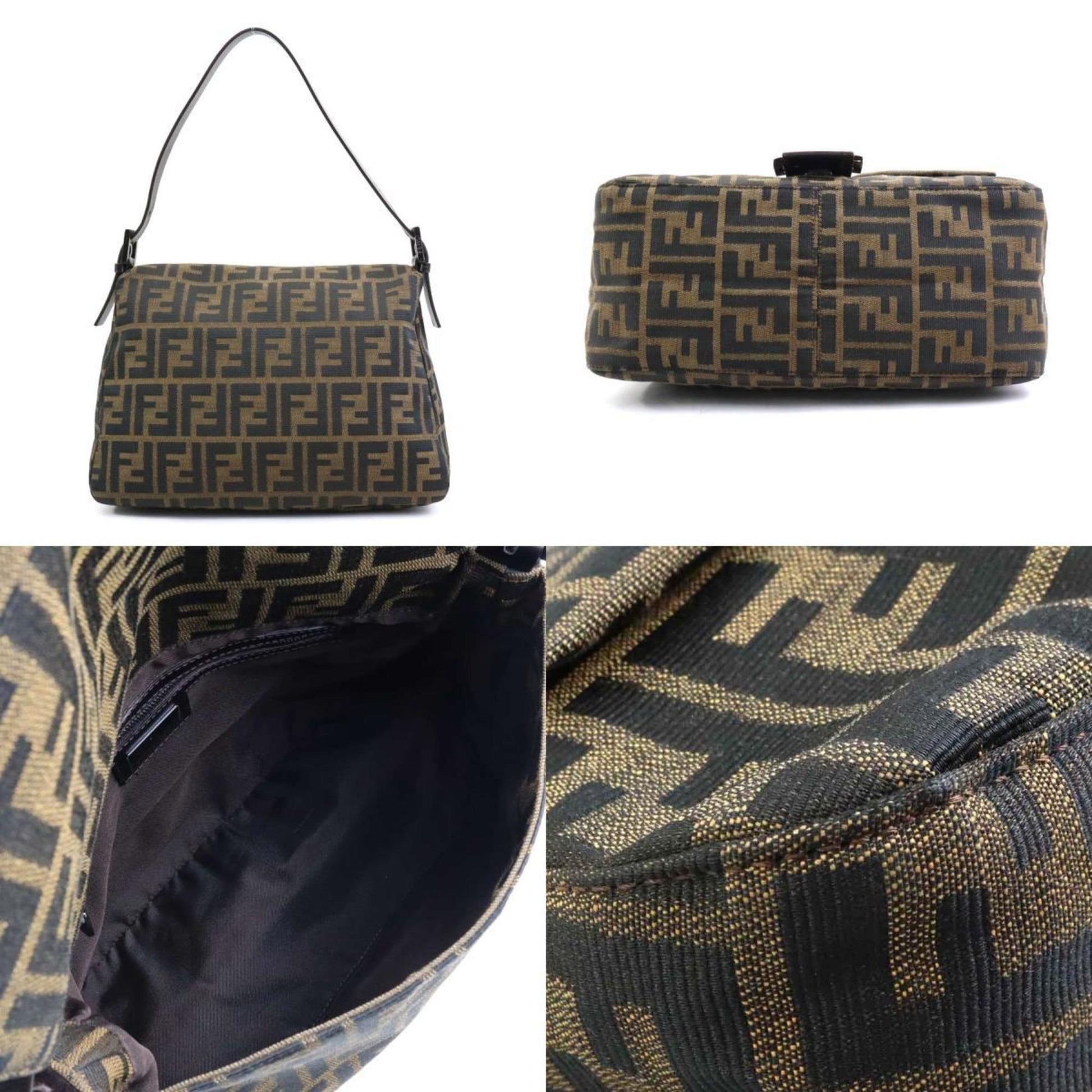 Fendi, Brown, Canvas, shopper