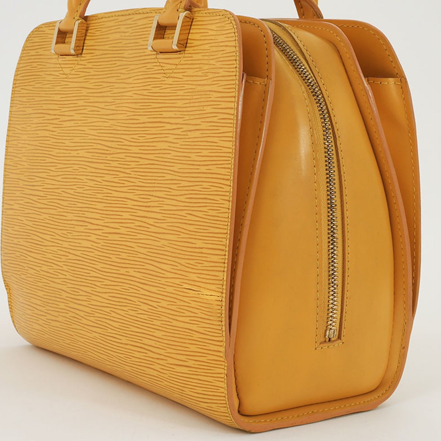 Louis Vuitton Pont Neuf, Yellow, Leather, handbag