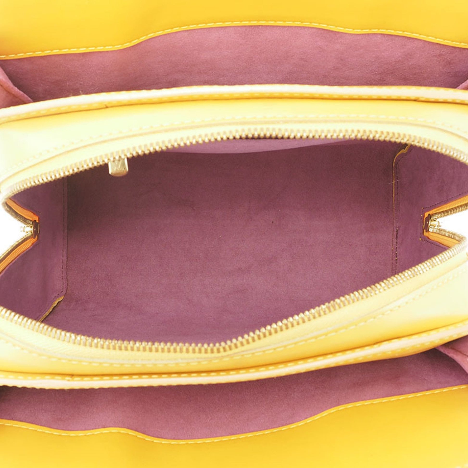 Louis Vuitton Pont Neuf, Yellow, Leather, handbag