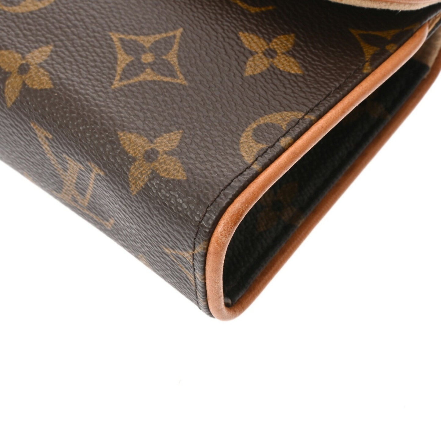 Louis Vuitton Florentine, Brown, Canvas, clutch