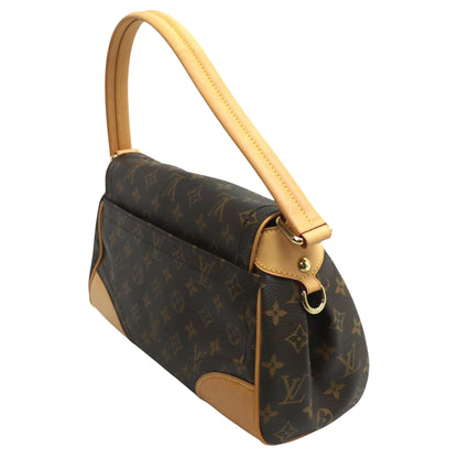 Louis Vuitton Beverly, Brown, Canvas, shoulder