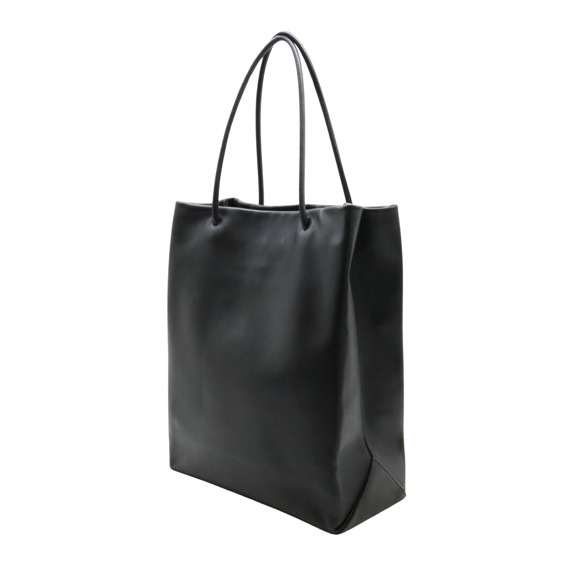 Chanel Cambon line, Black, Leather, tote