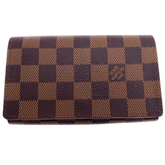 Louis Vuitton Porte billet, Brown, Canvas, wallet