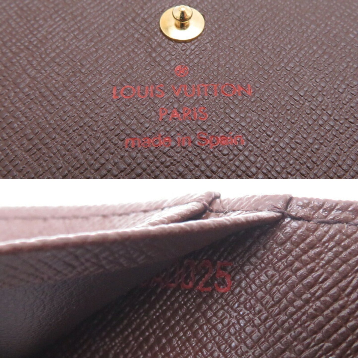 Louis Vuitton Porte billet, Brown, Canvas, wallet