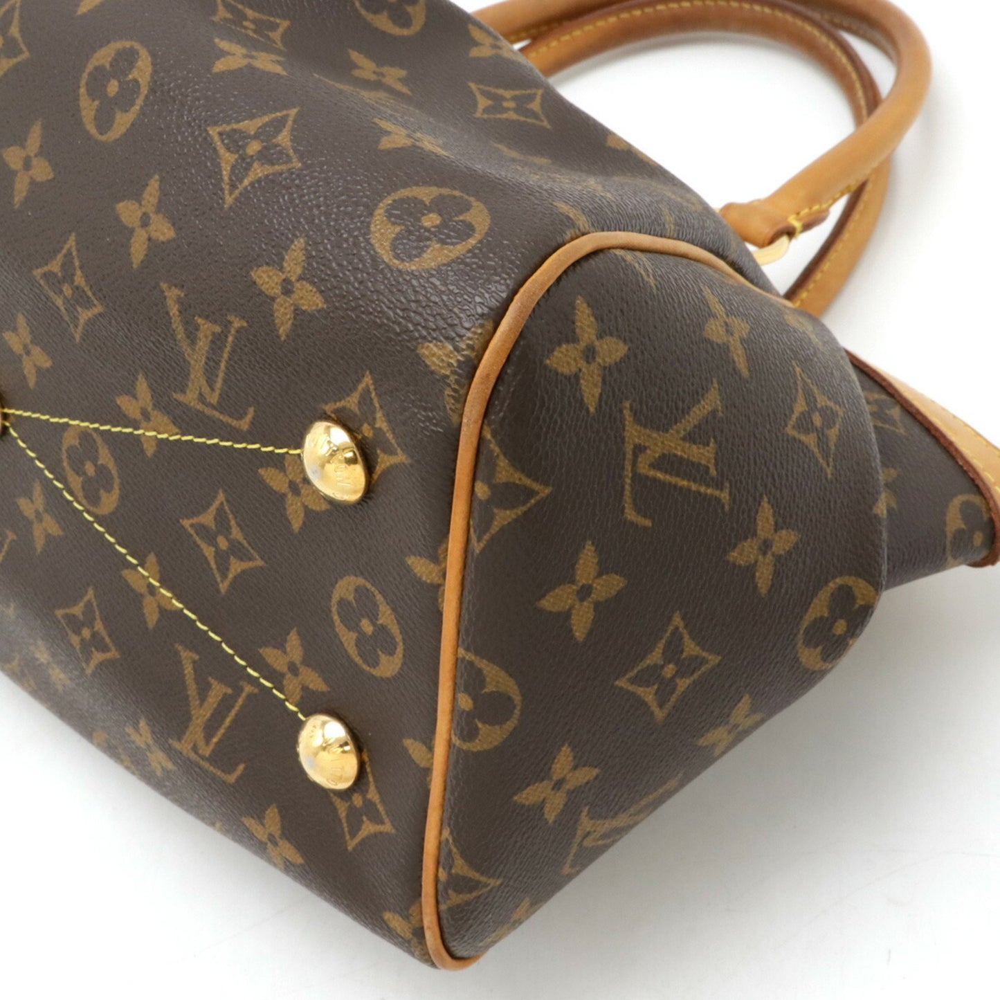 Louis Vuitton Tivoli, Brown, Canvas, tote