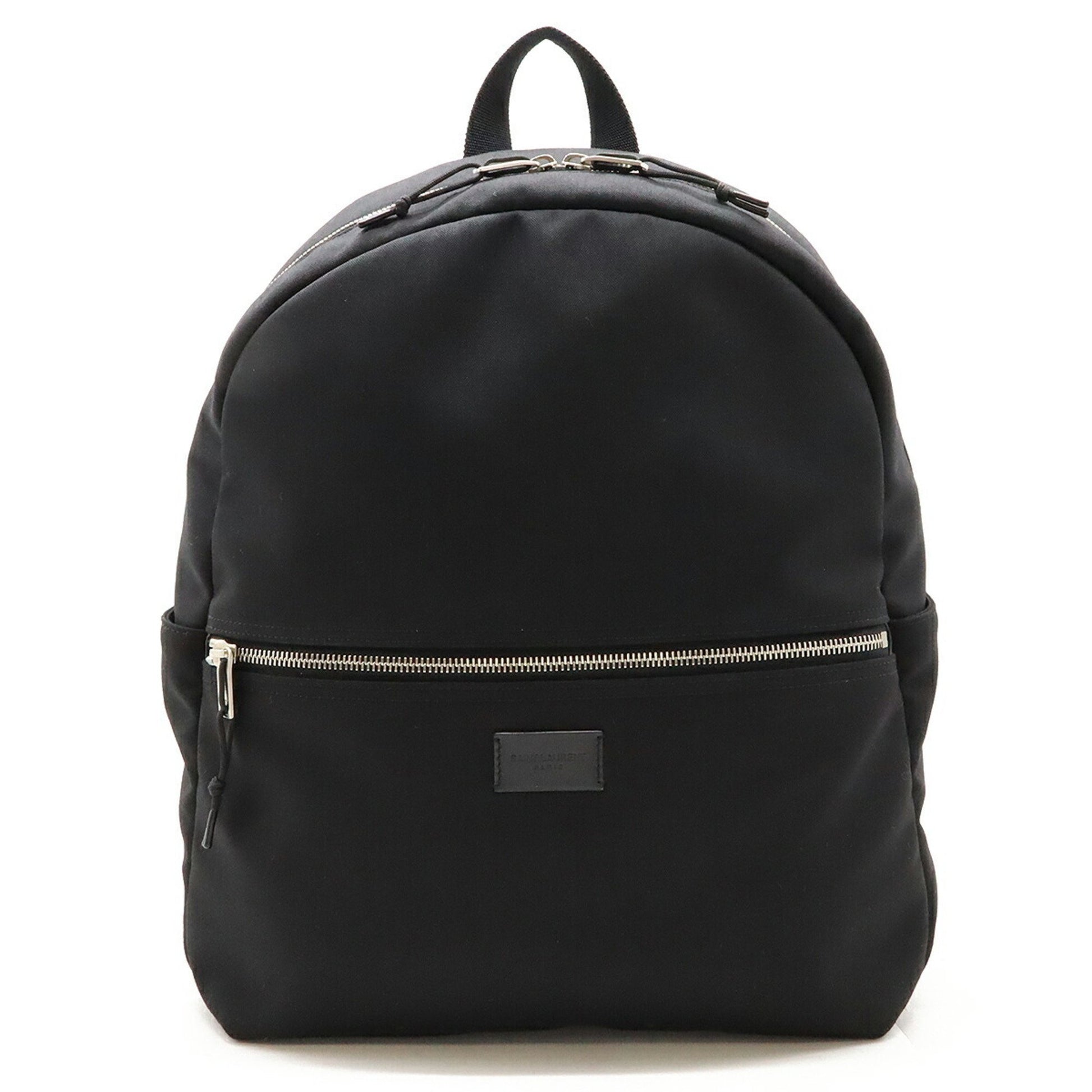 Saint Laurent City, Black, Leather, backpack