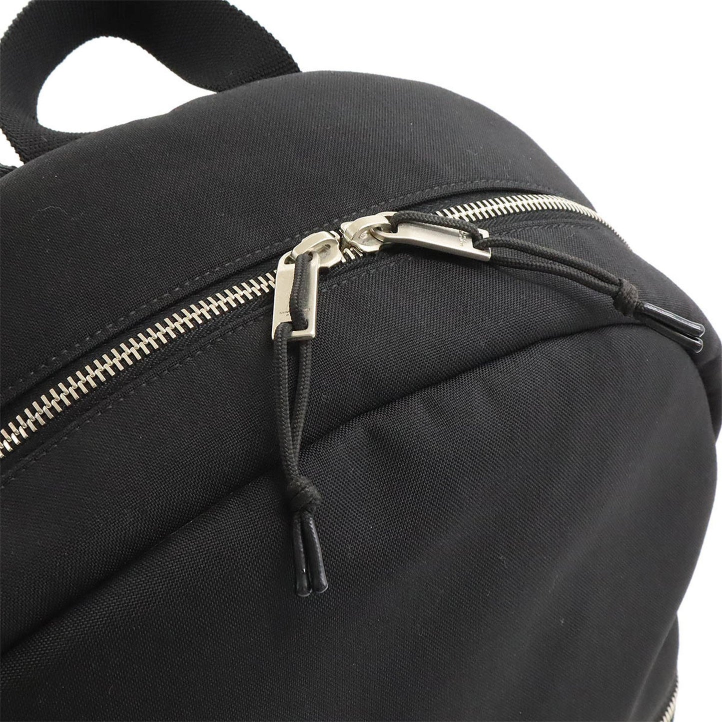 Saint Laurent City, Black, Leather, backpack