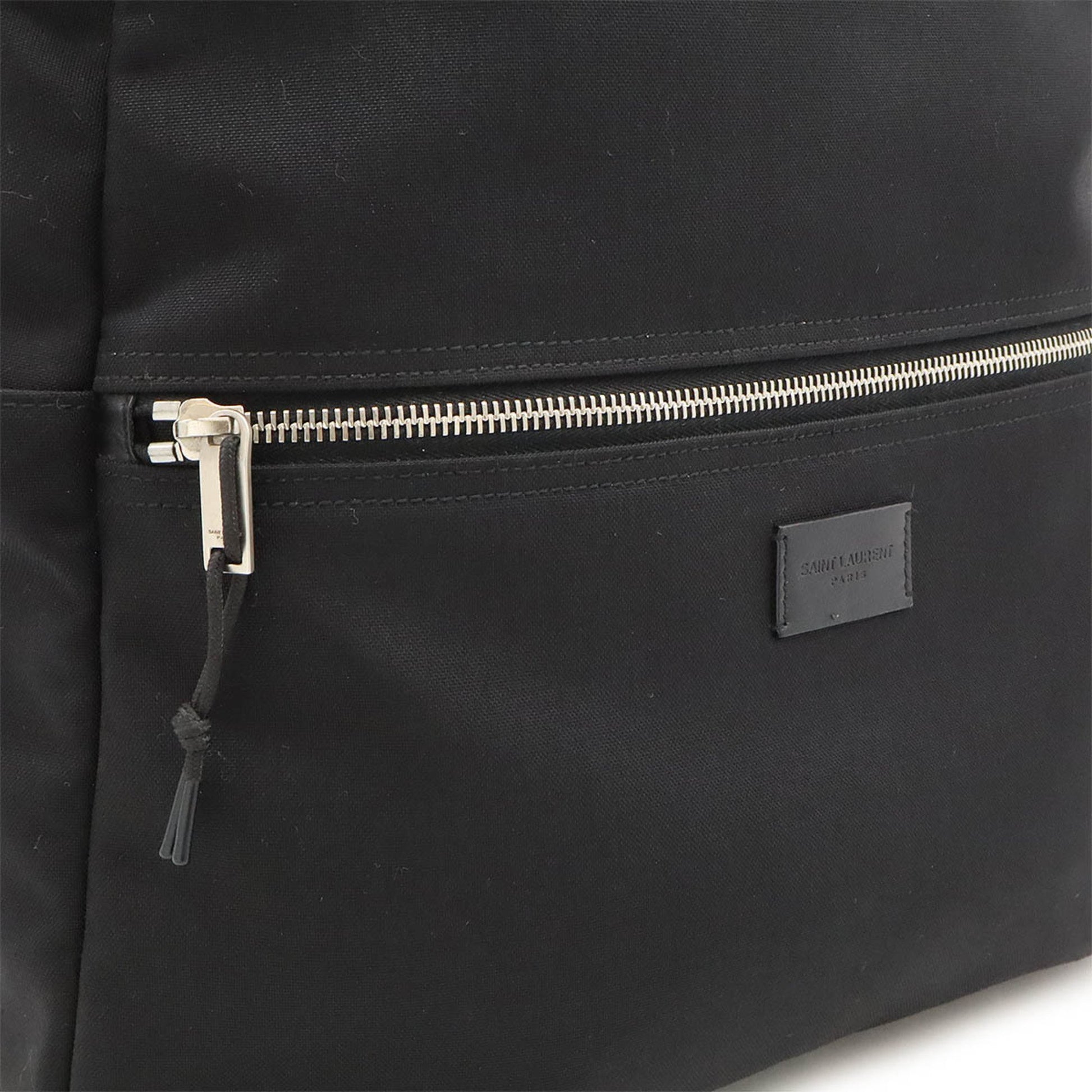 Saint Laurent City, Black, Leather, backpack