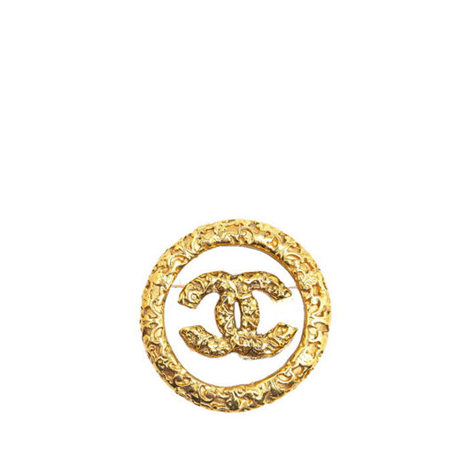 Chanel Coco Mark, Gold, Gold Plated, brooch