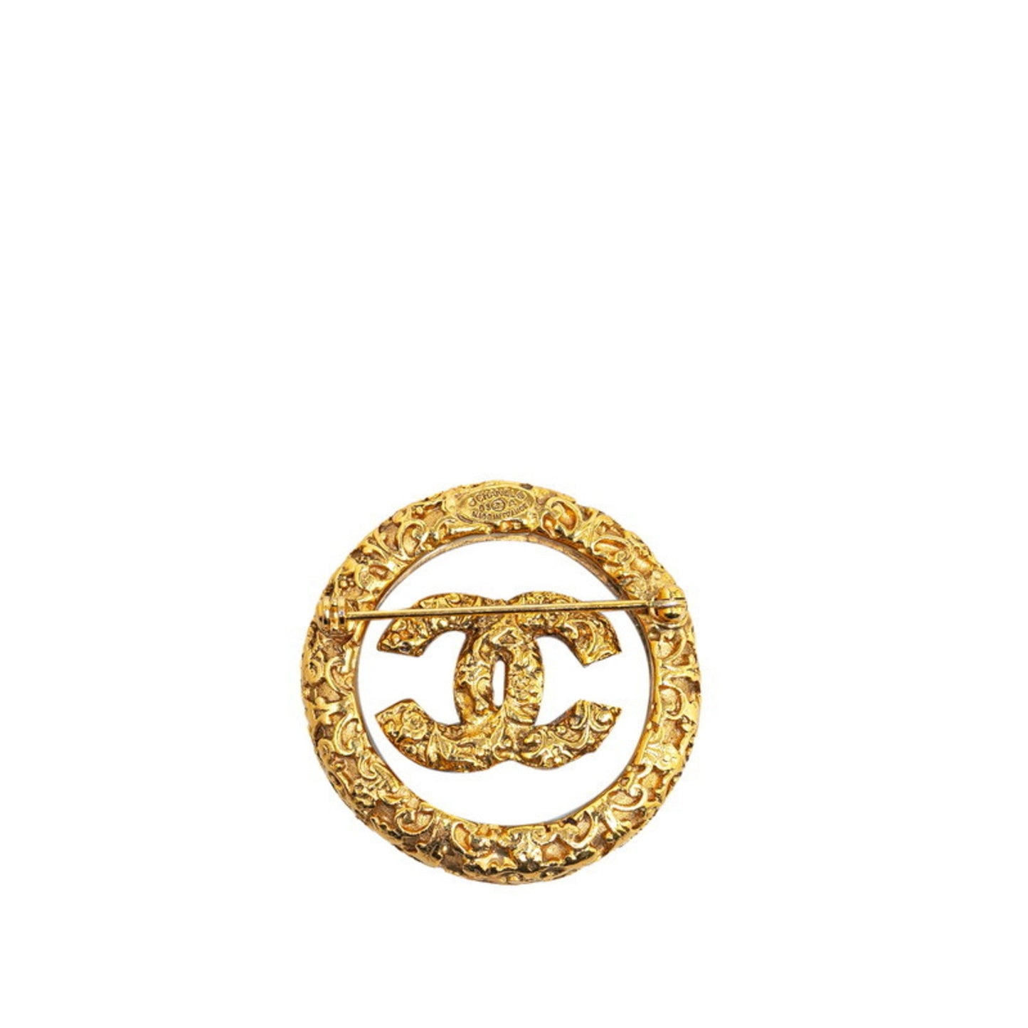 Chanel Coco Mark, Gold, Gold Plated, brooch