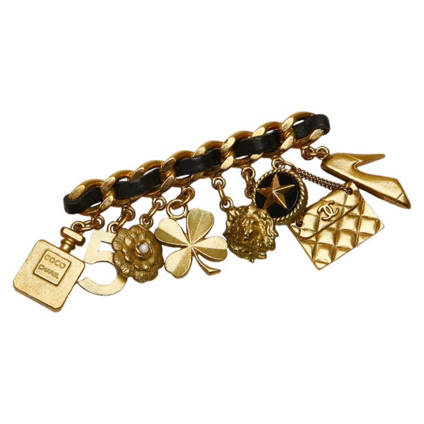 Chanel Coco Mark, Gold, Gold Plated, brooch