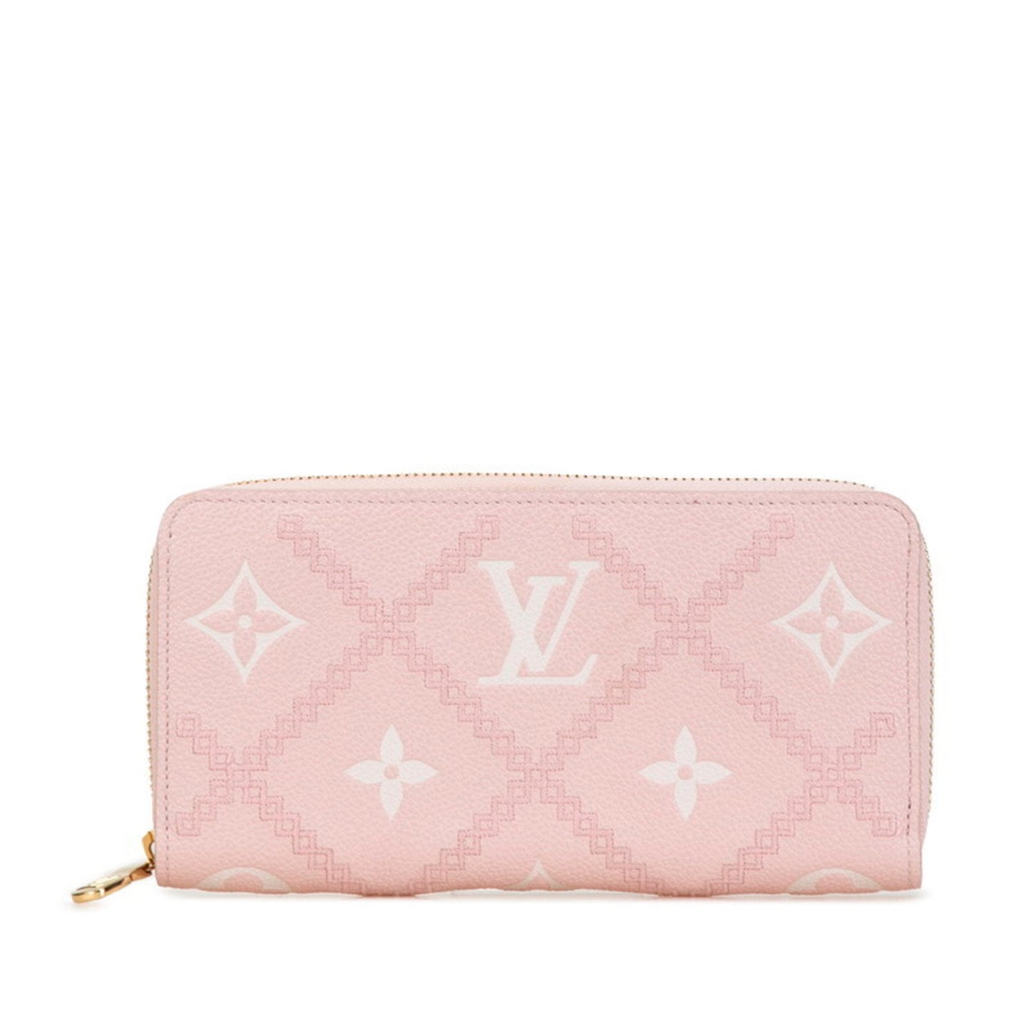 Louis Vuitton Zippy wallet, Pink, Canvas, wallet