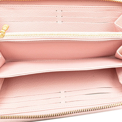 Louis Vuitton Zippy wallet, Pink, Canvas, wallet