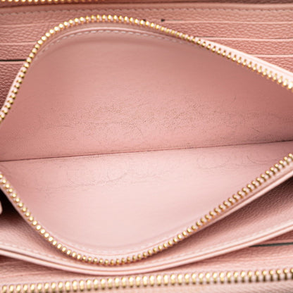 Louis Vuitton Zippy wallet, Pink, Canvas, wallet