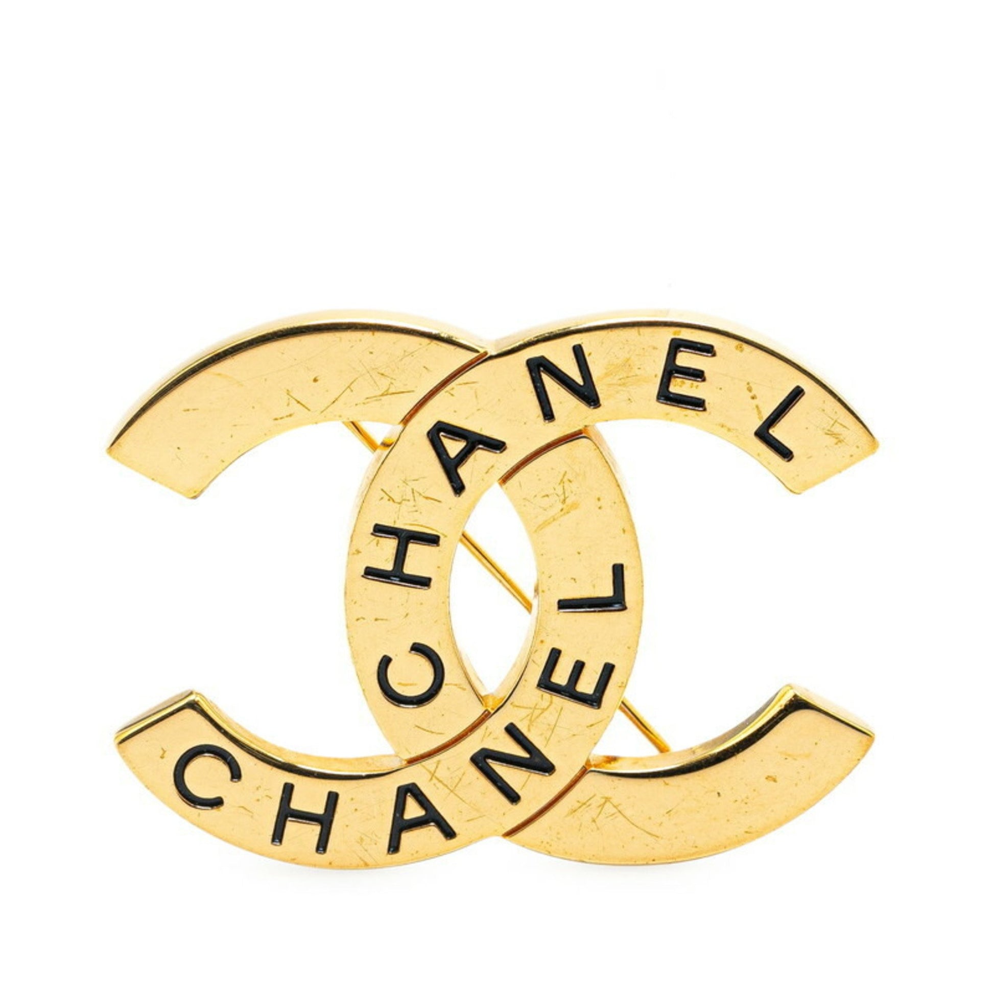 Chanel Coco Mark, Gold, Gold Plated, brooch