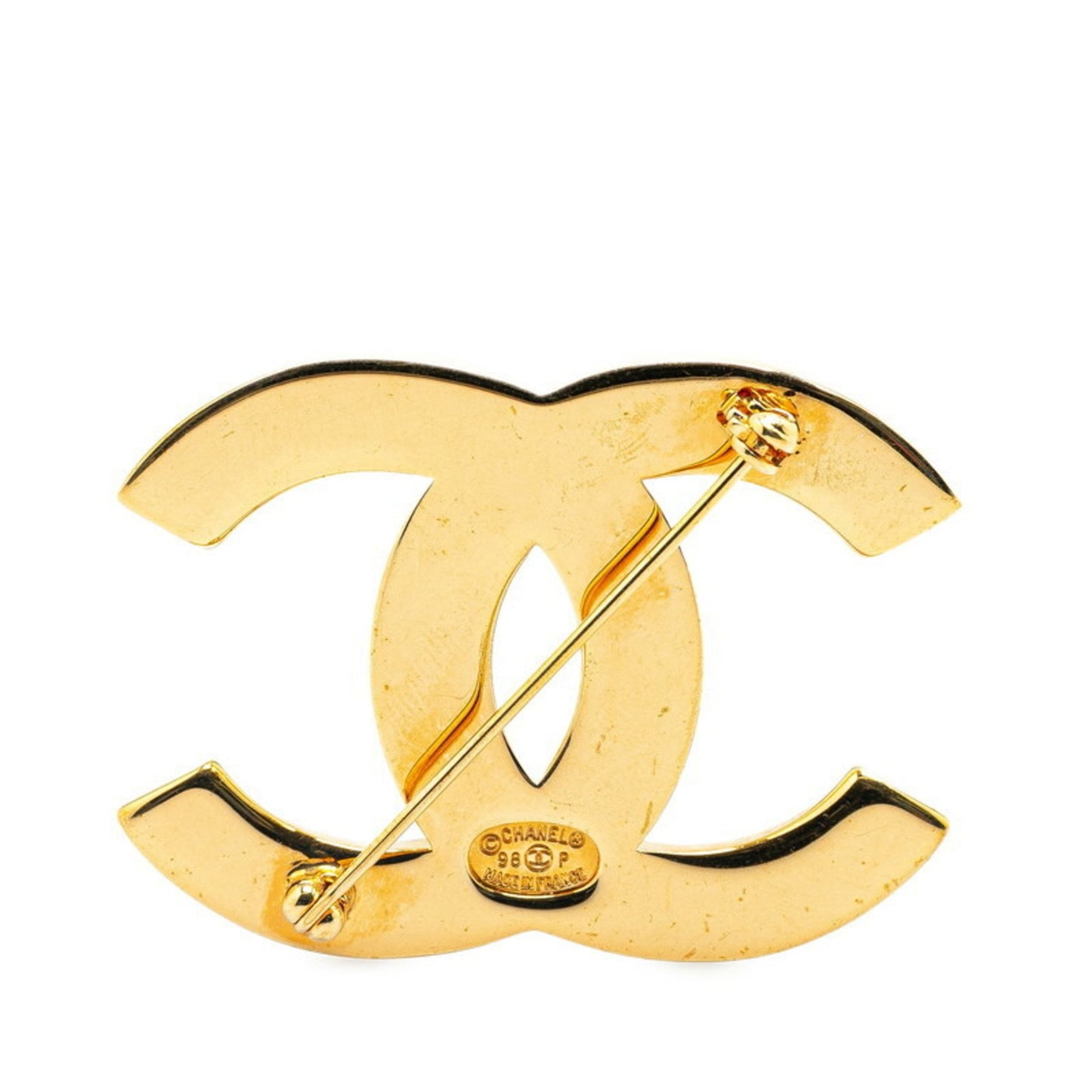 Chanel Coco Mark, Gold, Gold Plated, brooch