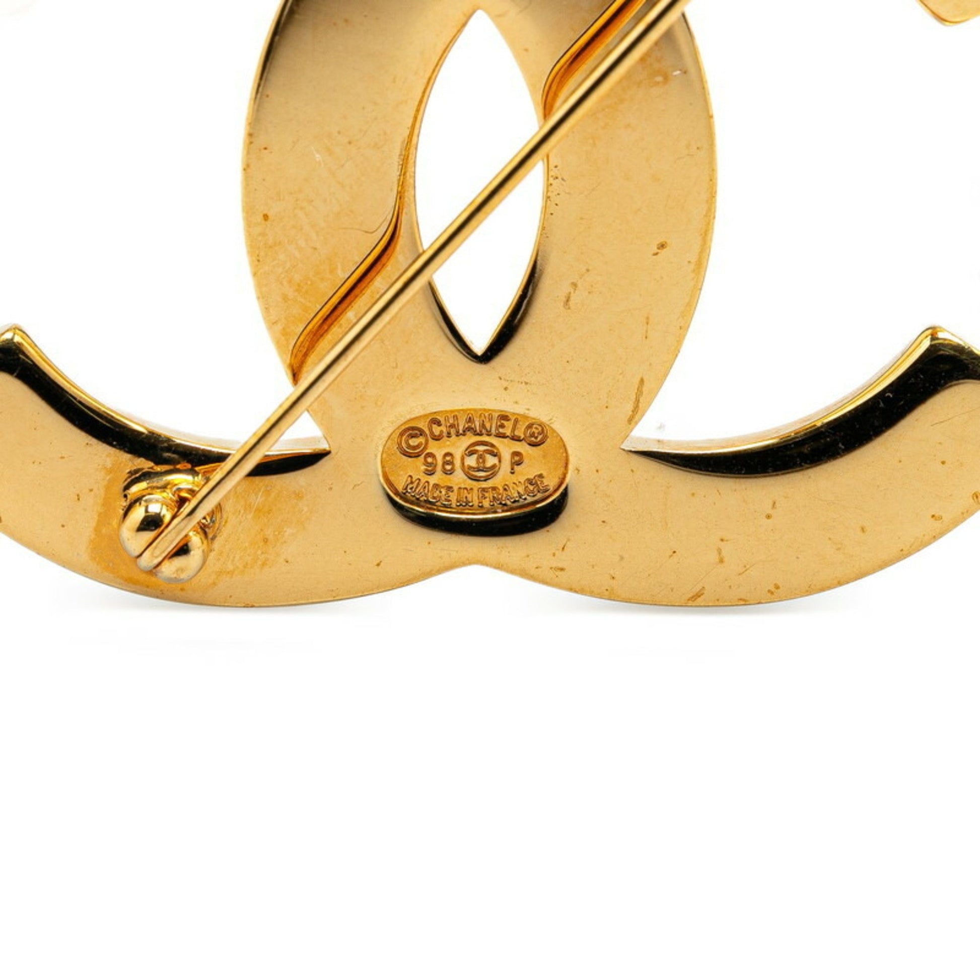 Chanel Coco Mark, Gold, Gold Plated, brooch