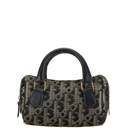 Dior Trotter, Navy, Canvas, handbag
