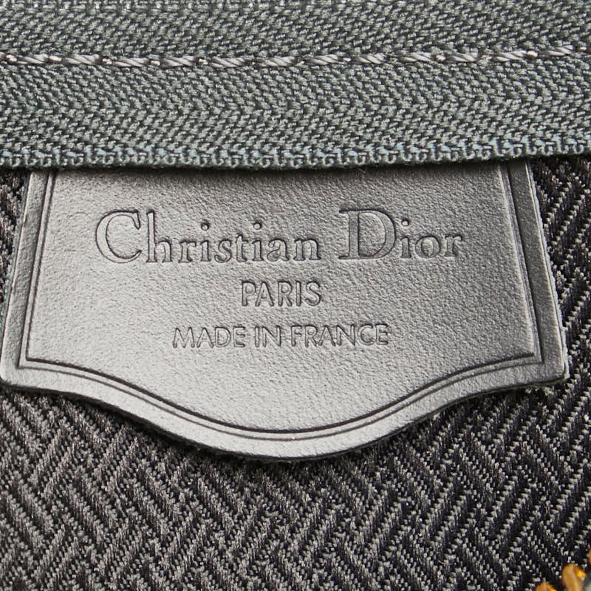 Dior Trotter, Navy, Canvas, handbag