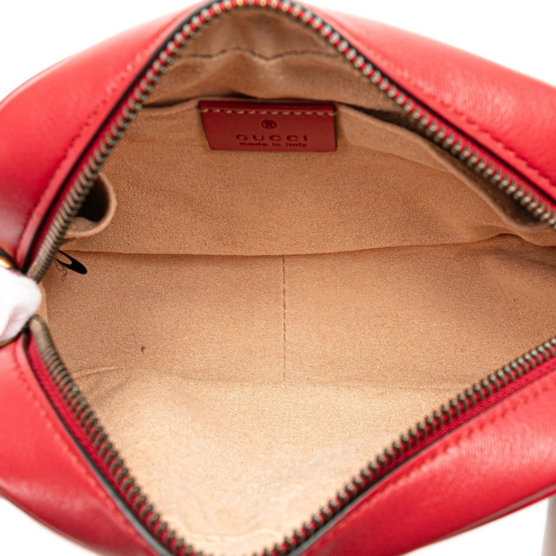 Gucci GG Marmont, Red, Leather, shoulder