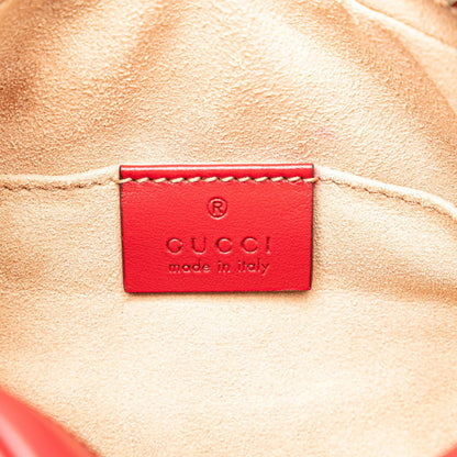 Gucci GG Marmont, Red, Leather, shoulder