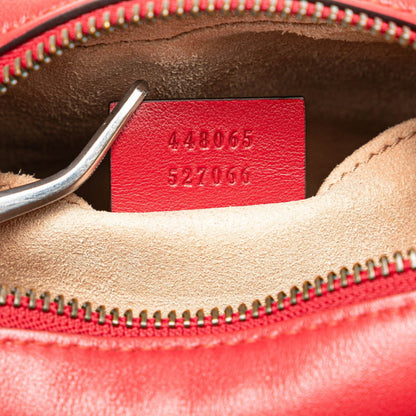 Gucci GG Marmont, Red, Leather, shoulder
