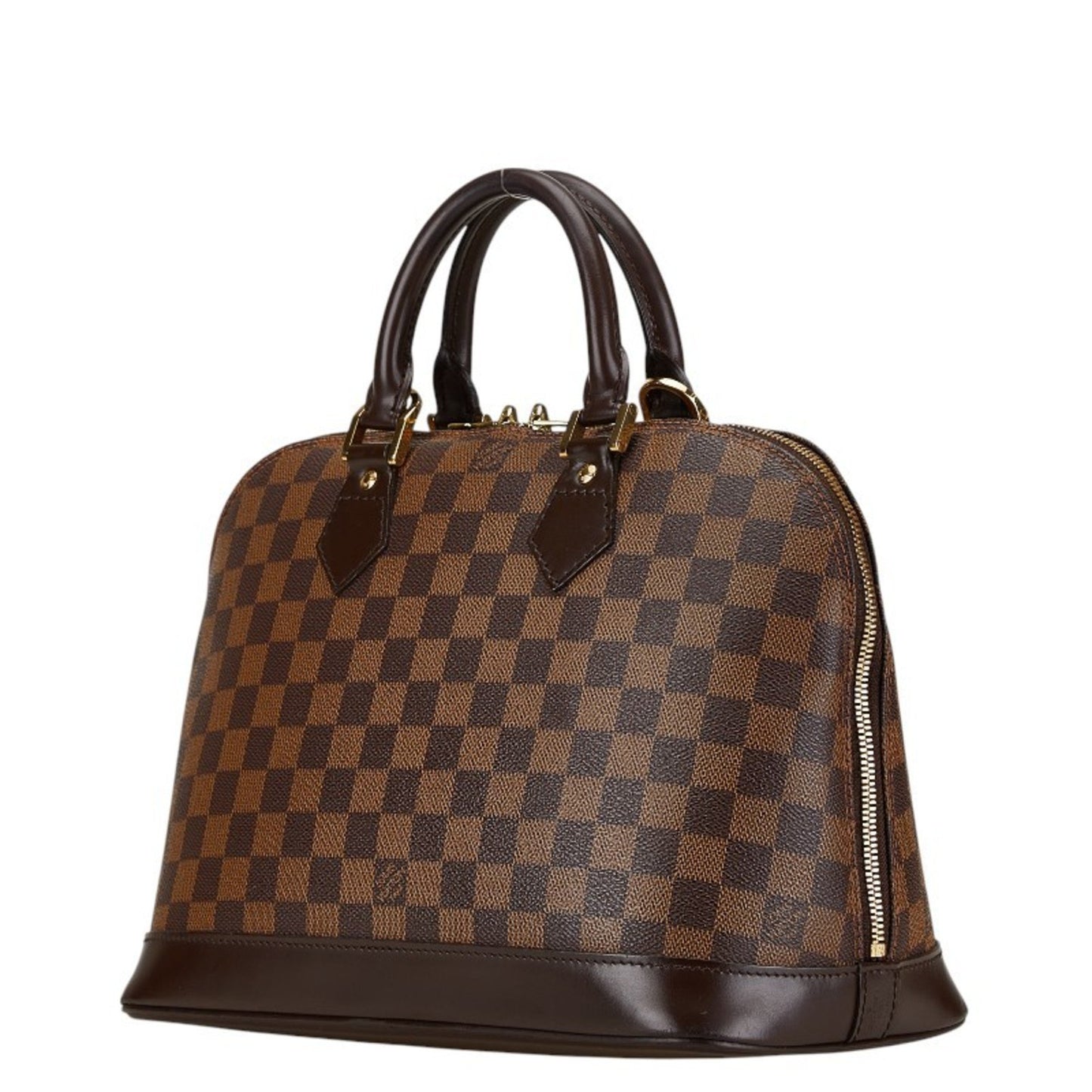 Louis Vuitton Alma, Brown, Canvas, handbag