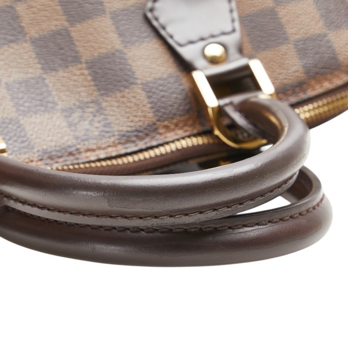 Louis Vuitton Alma, Brown, Canvas, handbag