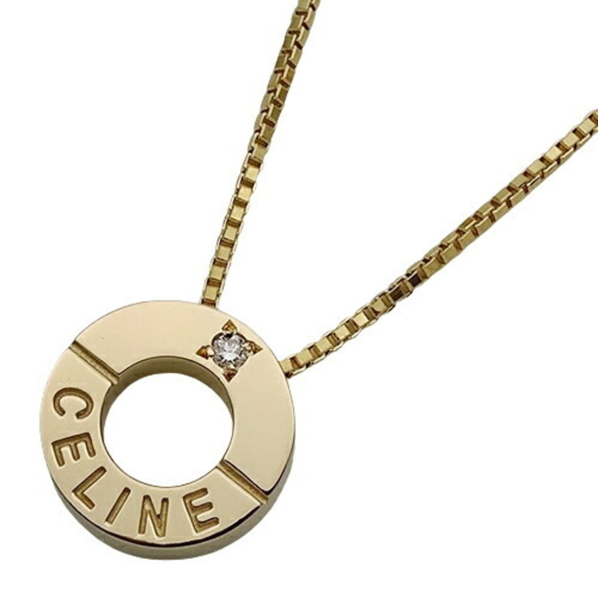 Céline, Gold, Yellow Gold, necklace