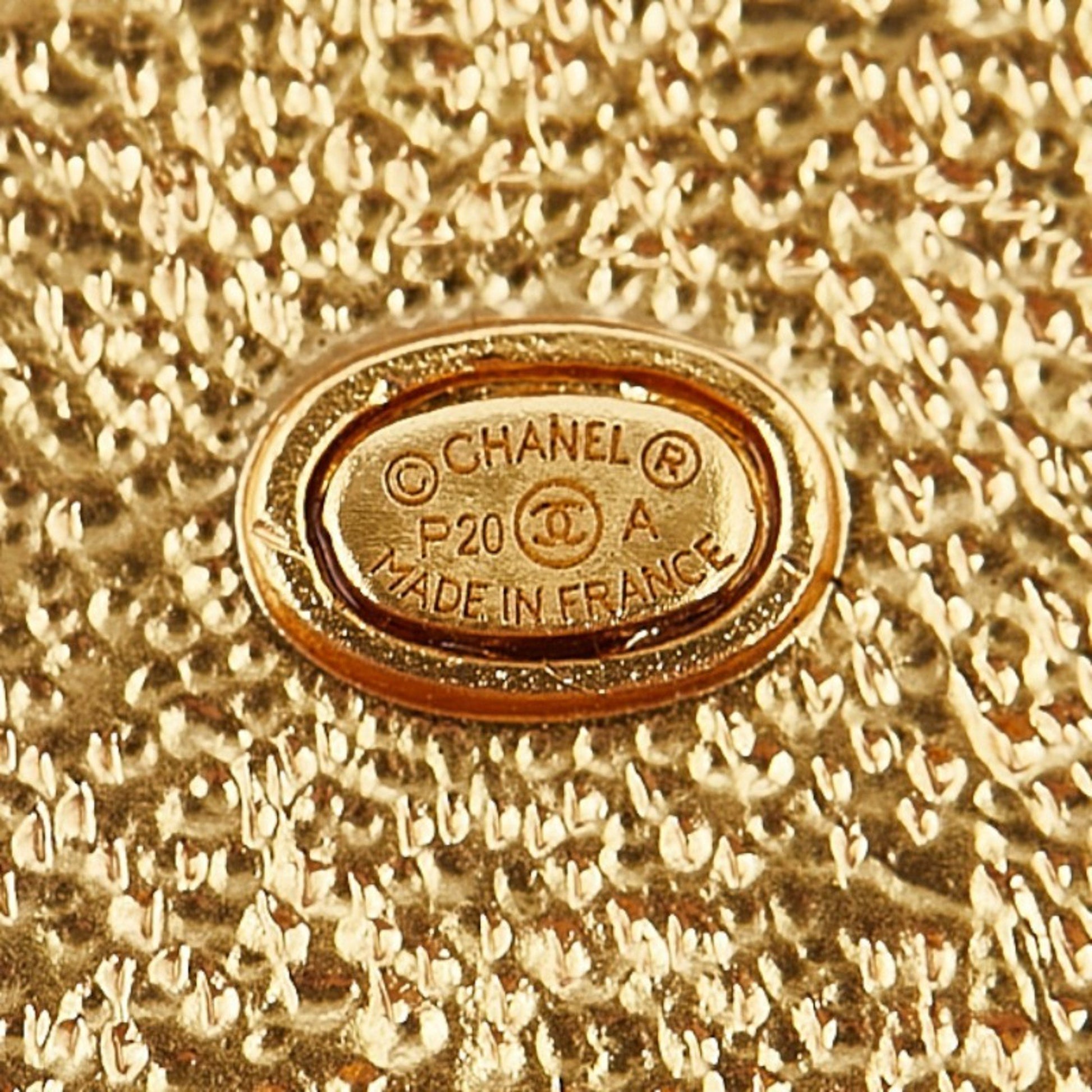 Chanel Coco Mark, Gold, Gold Plated, brooch