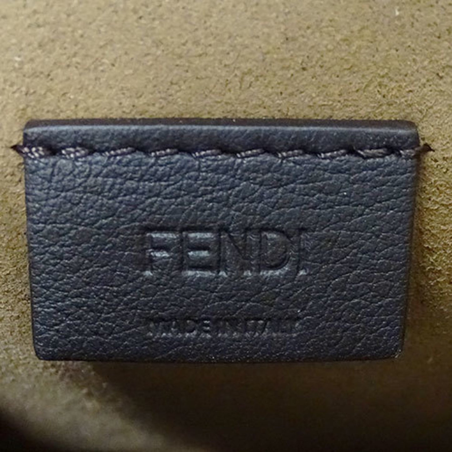 Fendi Sunshine, Silver, Leather, handbag