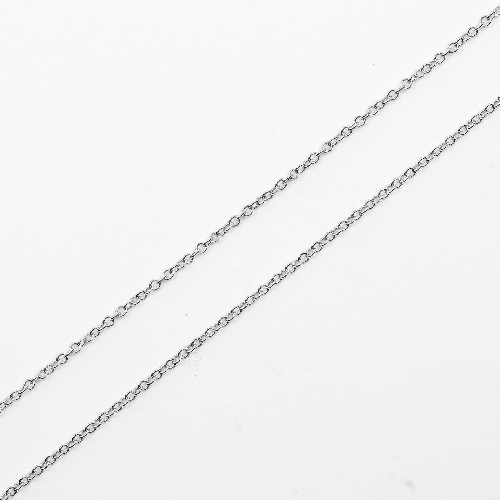 Tiffany & Co By the yard, Silver, Platinum, necklace