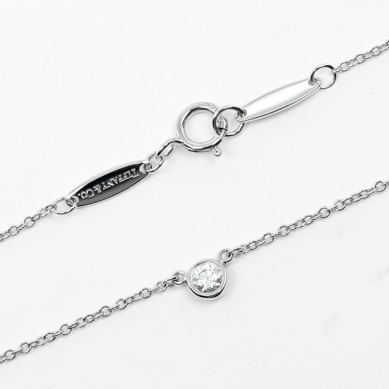 Tiffany & Co By the yard, Silver, Platinum, necklace